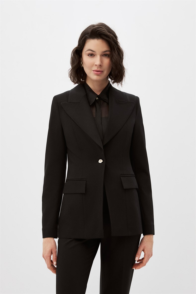 Siyah Blazer Ceket Takım