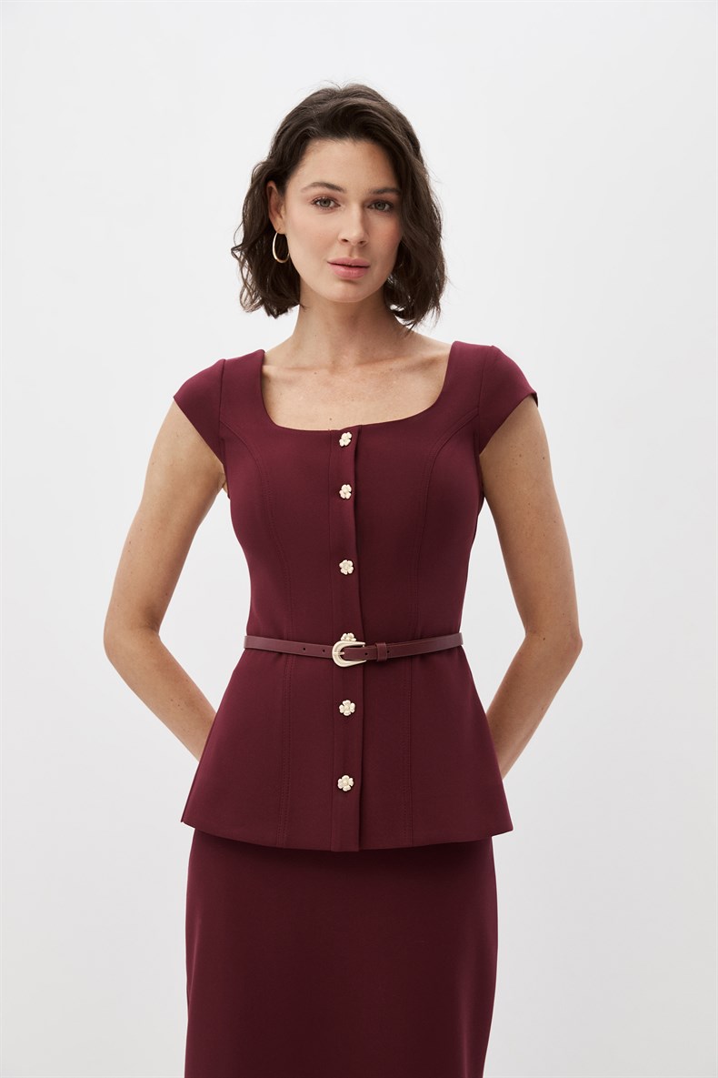 Dikişli Büstiyer Etek Takım