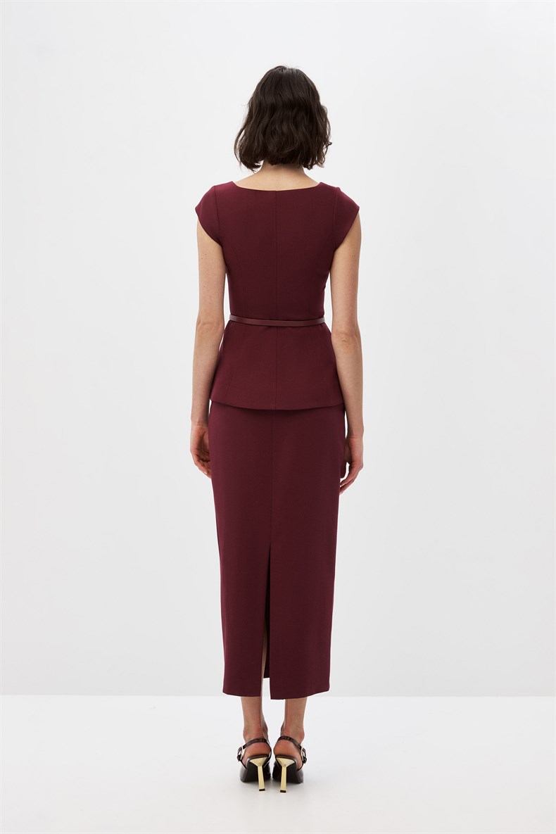 Dikişli Büstiyer Etek Takım