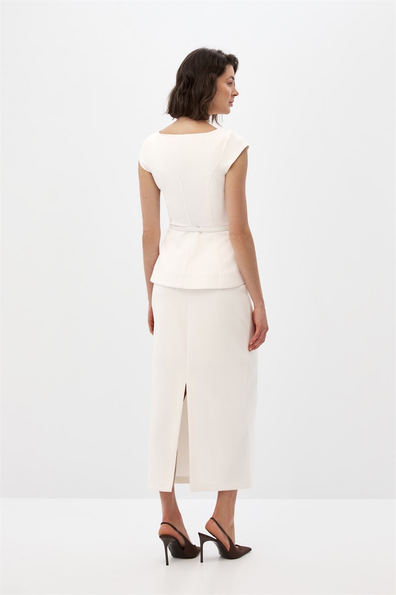 Dikişli Büstiyer Etek Takım