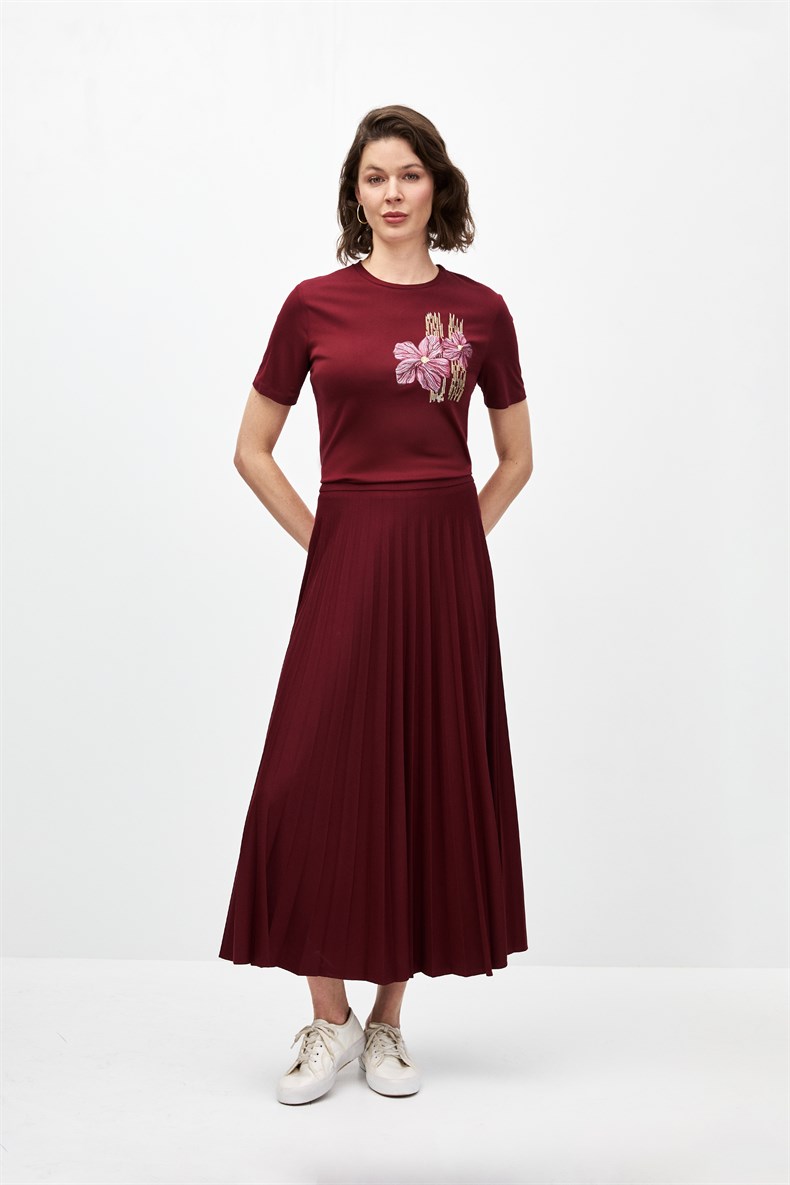 Baskılı Bluz Takım