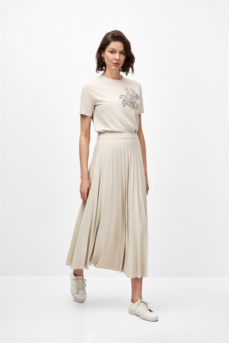 Baskılı Bluz Takım