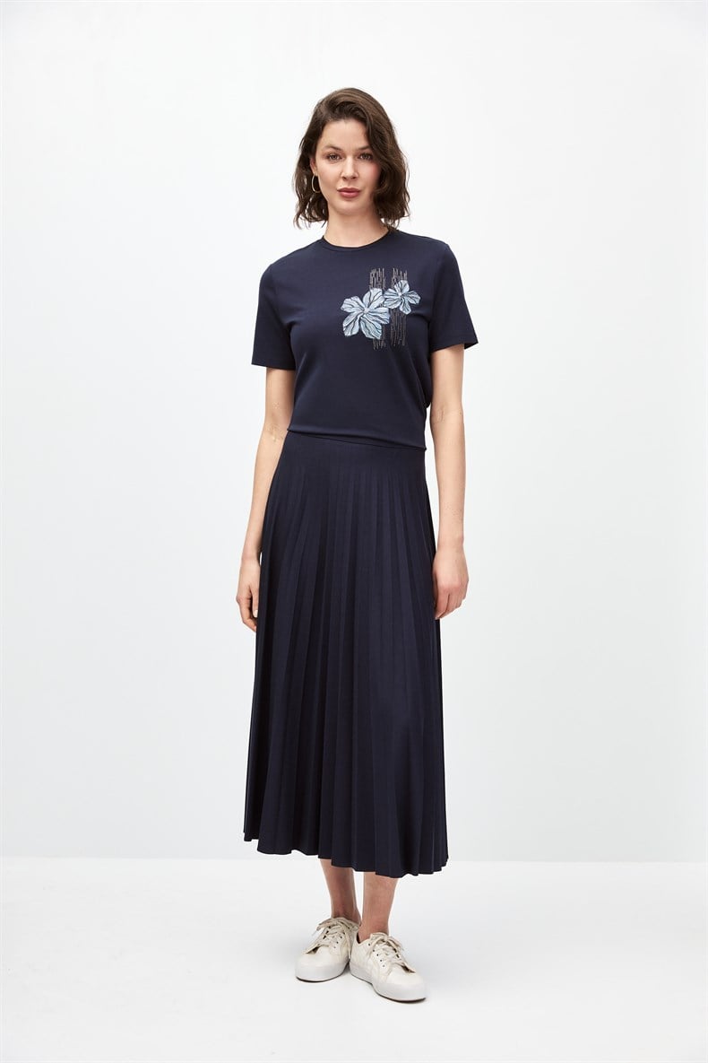 Baskılı Bluz Takım