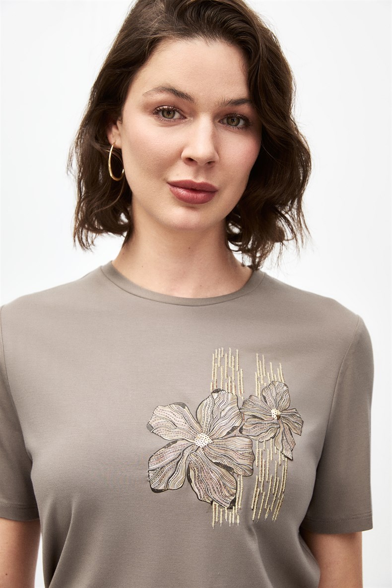 Baskılı Bluz Takım