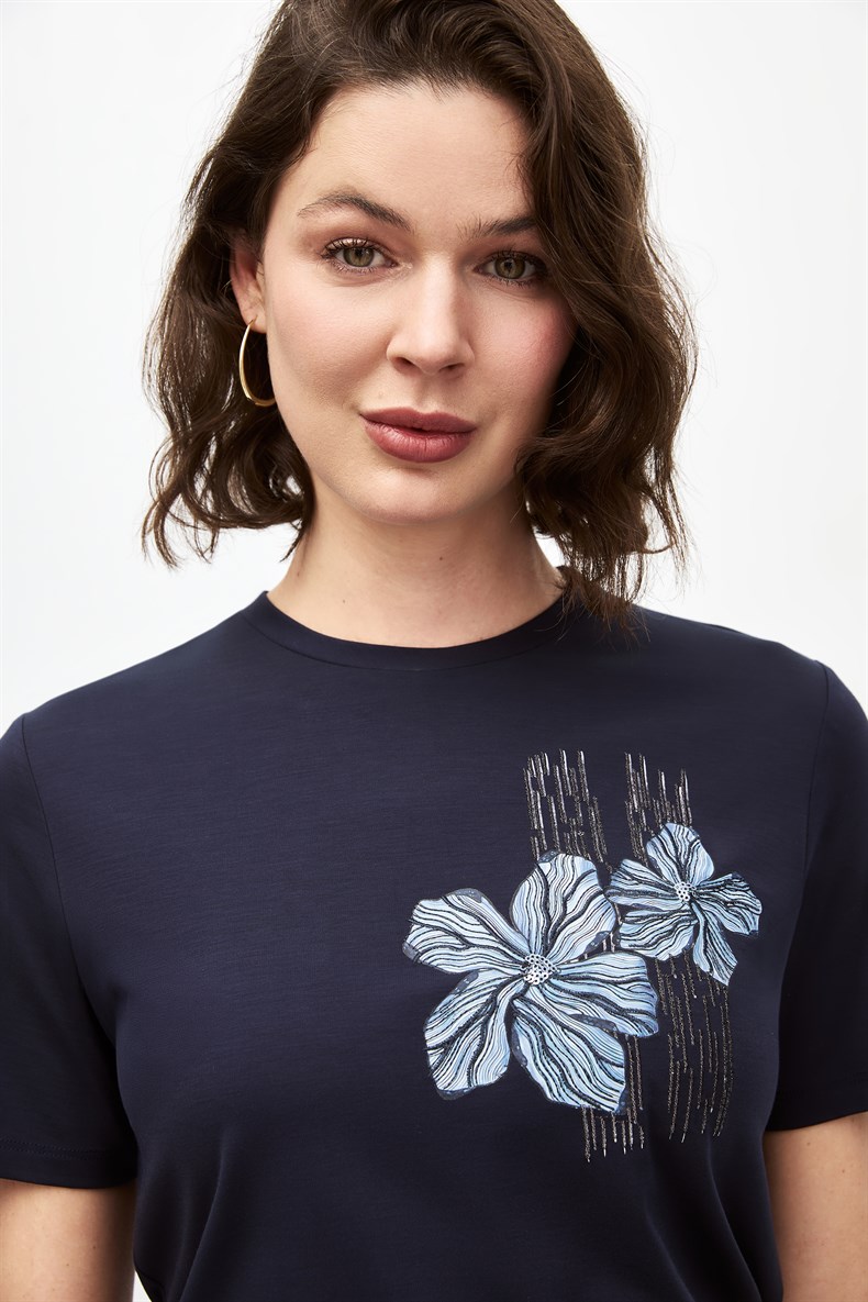 Baskılı Bluz Takım