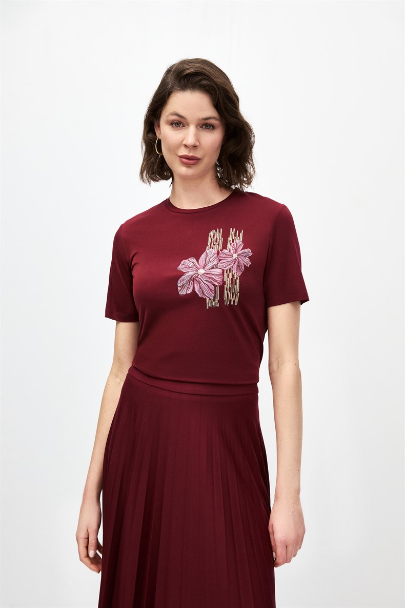 Baskılı Bluz Takım