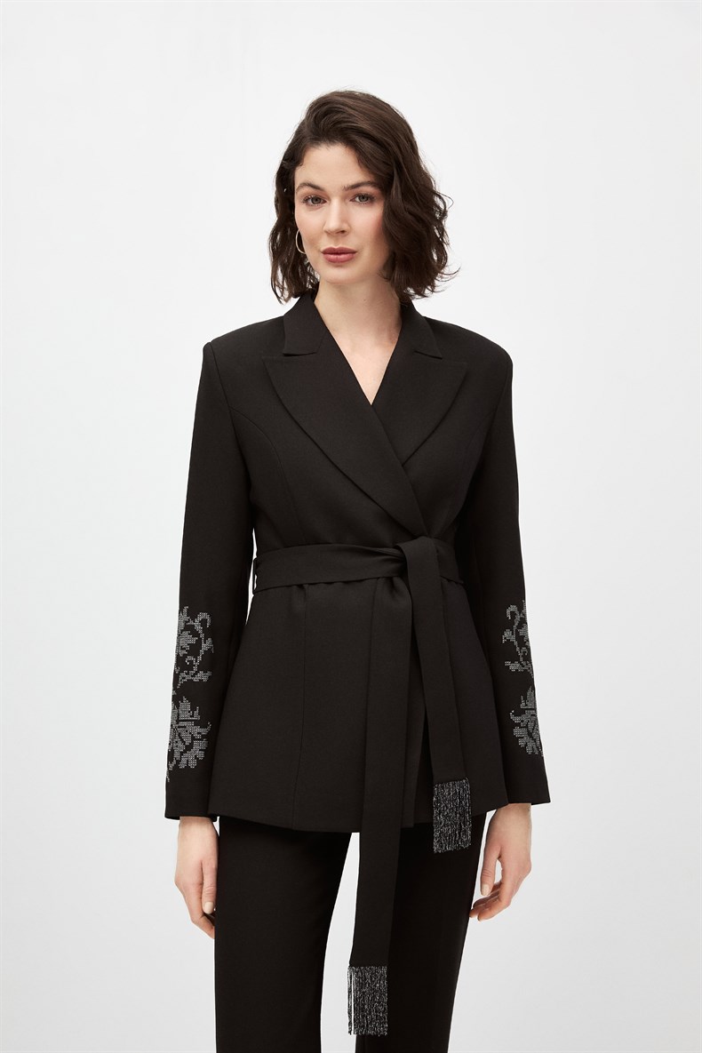 Nakışlı Blazer Takım