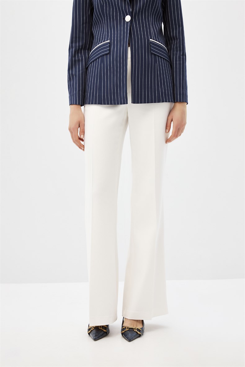 Çizgili Blazer Takım