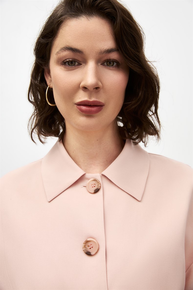 Kuşaklı Ceket Takım