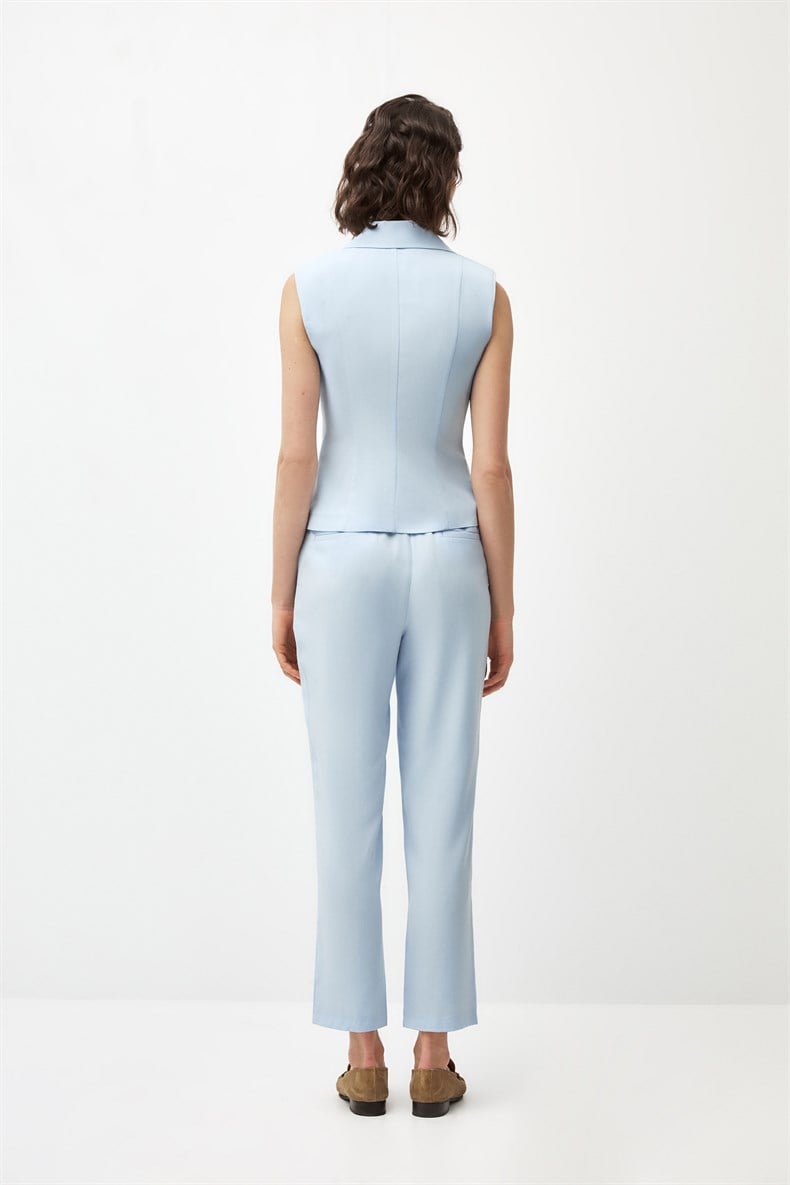 Yırtmaçlı Yelek Takım