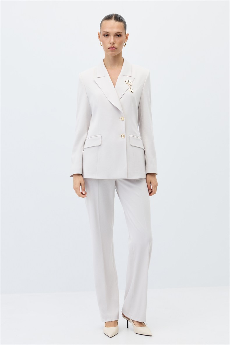 Kruvaze blazer ceket takım
