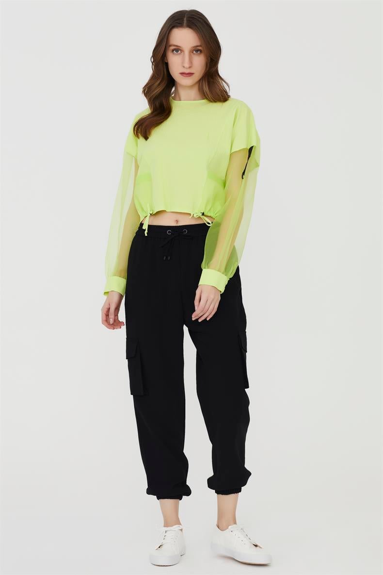 SPOR CROP BLUZ