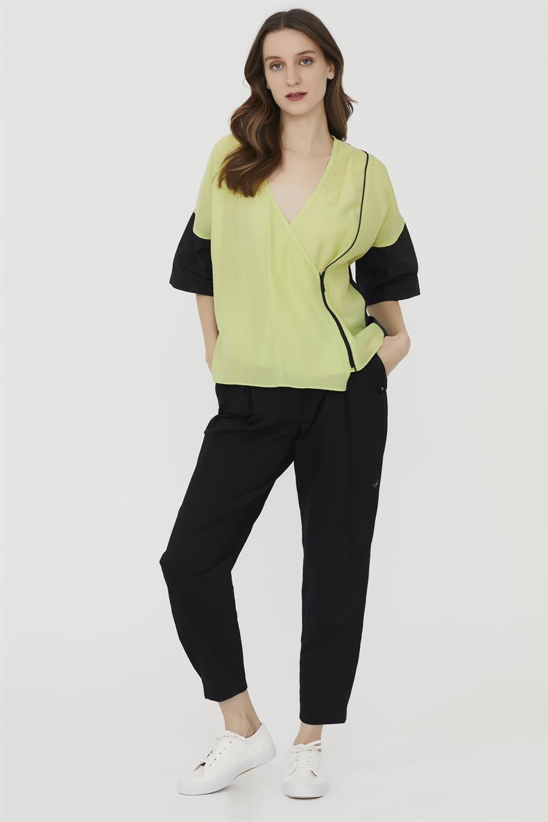FERMUARLI COLORBLOCK BLUZ