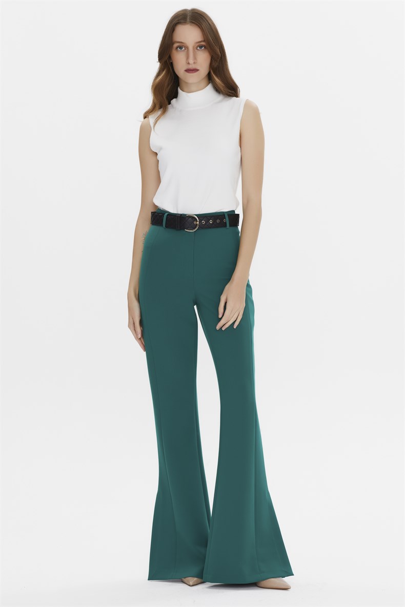YIRTMAÇLI BOL PAÇA PANTOLON