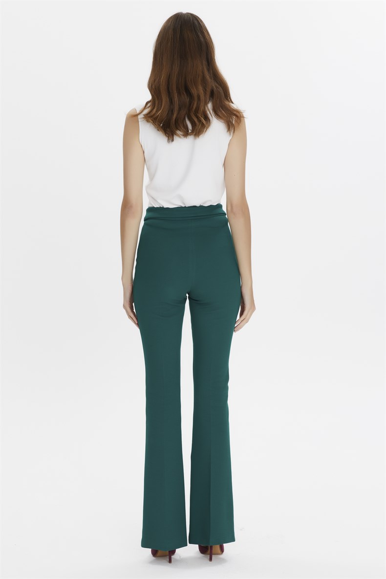 WAIST DETAILED SPANISH TROUSERS