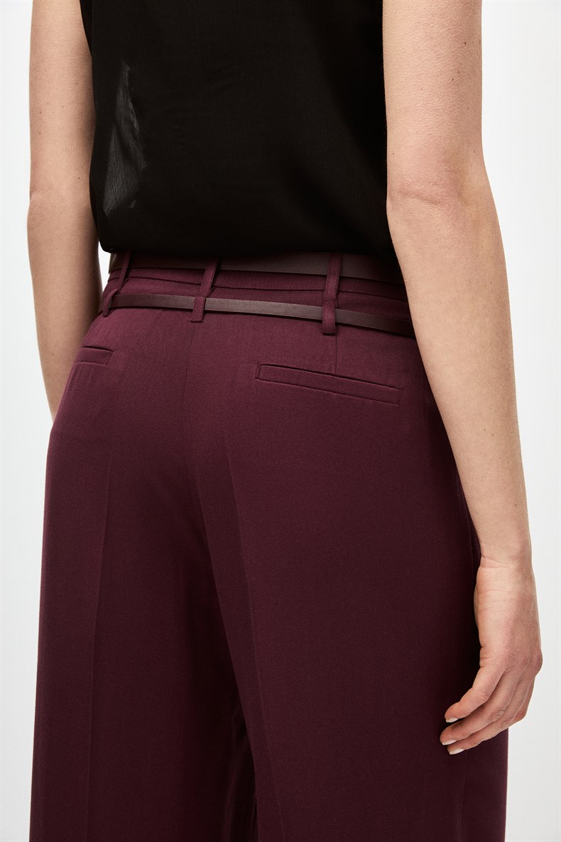 Çift Kemerli Pantolon