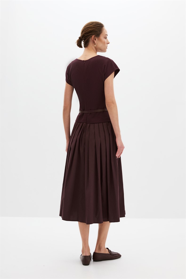 Bordo Garnili Elbise