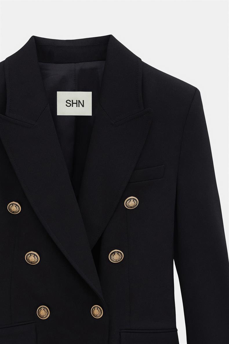 DİKİŞ DETAYLI KRUVAZE BLAZER PANTOLON TAKIM