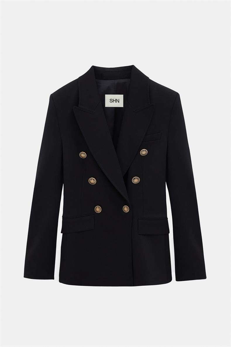 DİKİŞ DETAYLI KRUVAZE BLAZER PANTOLON TAKIM