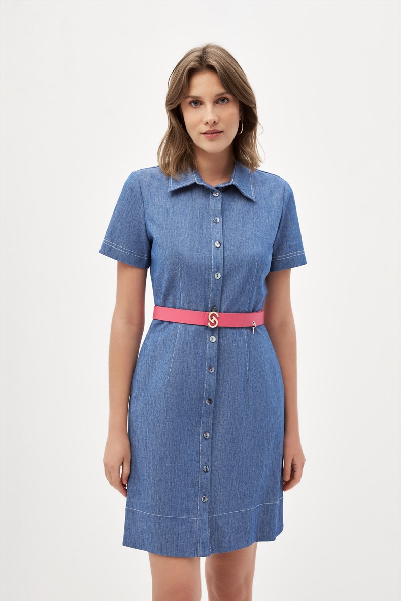 Denim Elbise
