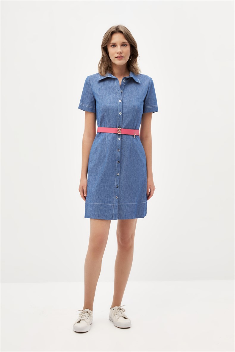 Denim Elbise