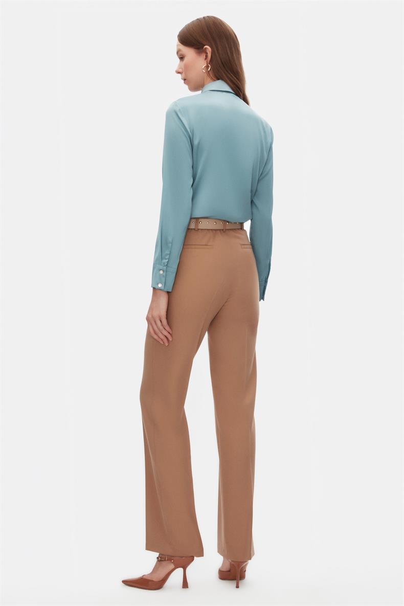 KEMERLİ STRAIGHT PANTOLON
