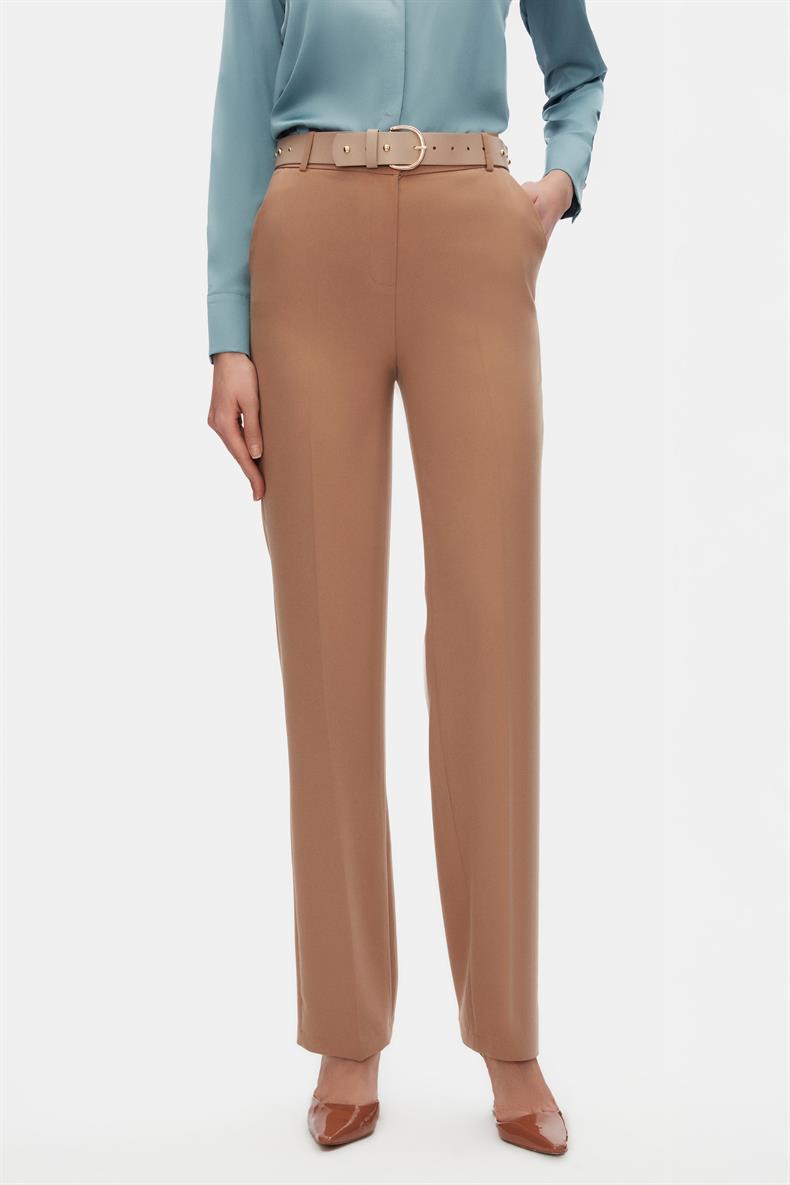 KEMERLİ STRAIGHT PANTOLON