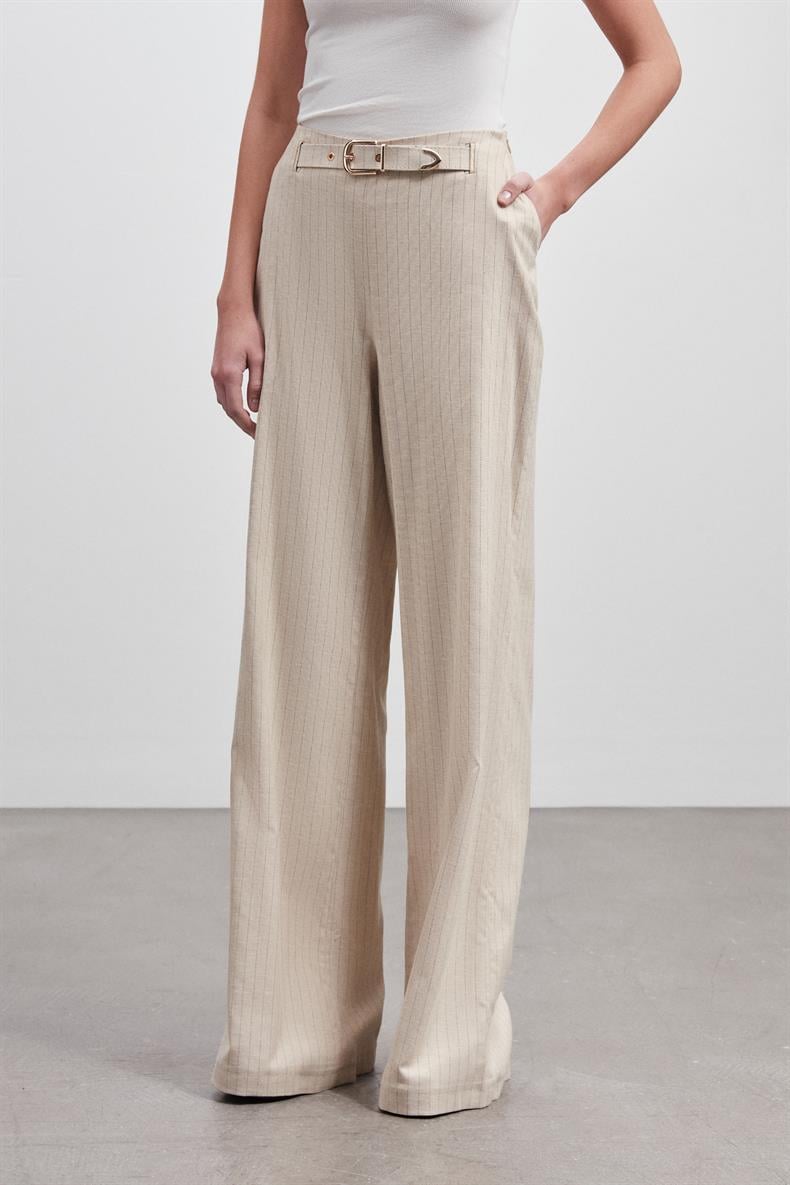 KETEN WIDE LEG PANTOLON
