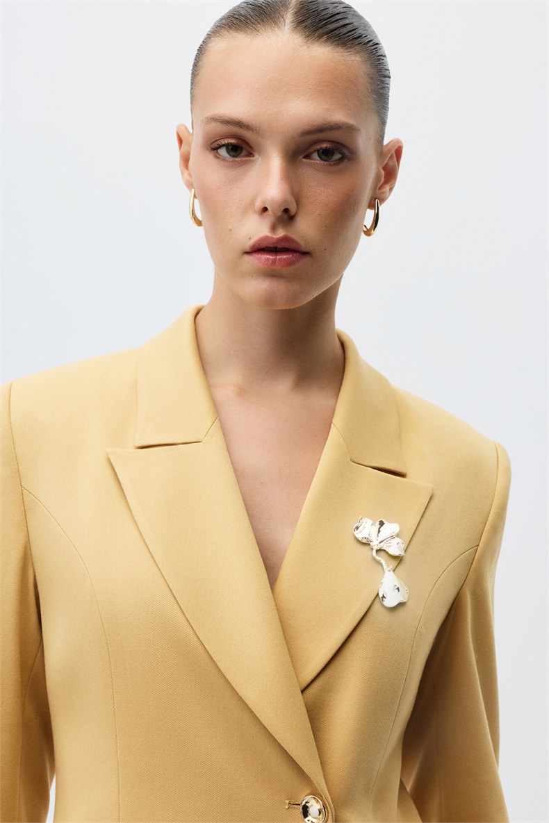 Kruvaze blazer ceket takım
