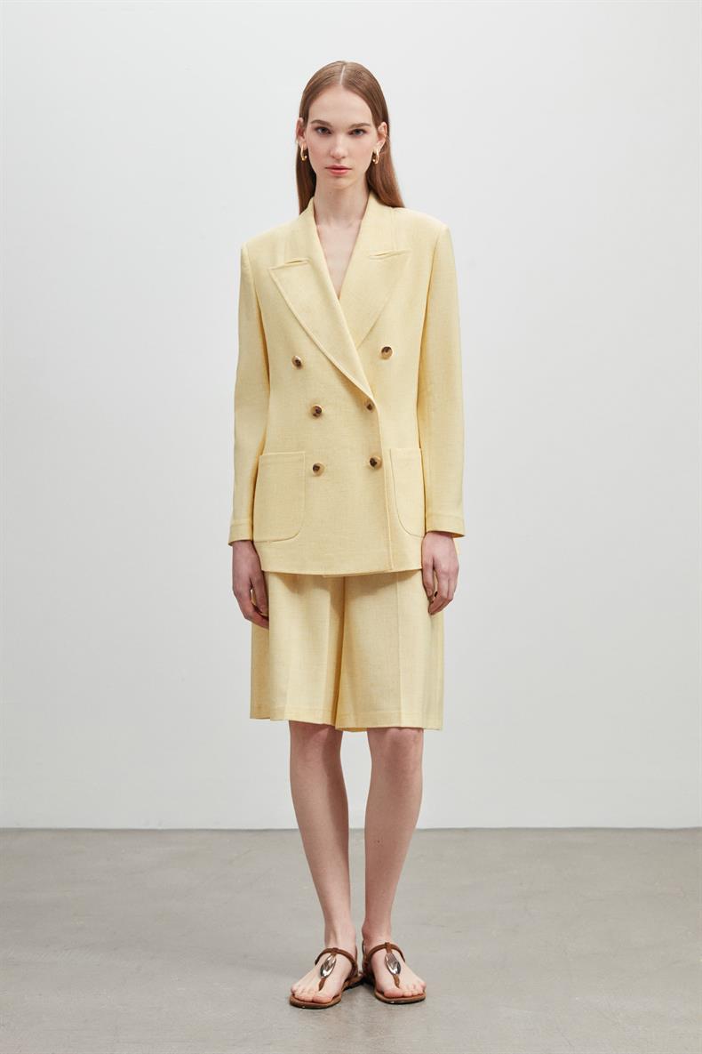 KRUVAZE OVERSIZE CEKET ŞORT TAKIM