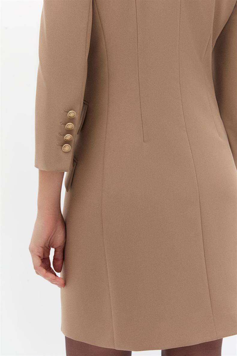 Kruvaze mini blazer elbise