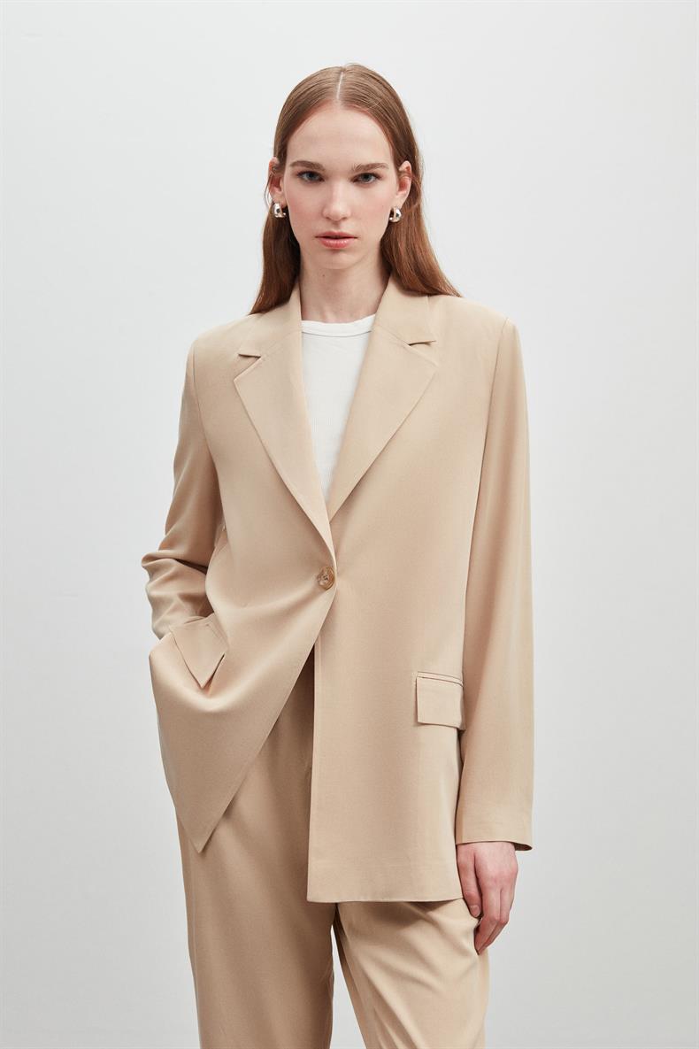TEK DÜĞMELİ BLAZER CEKET PANTOLON TAKIM