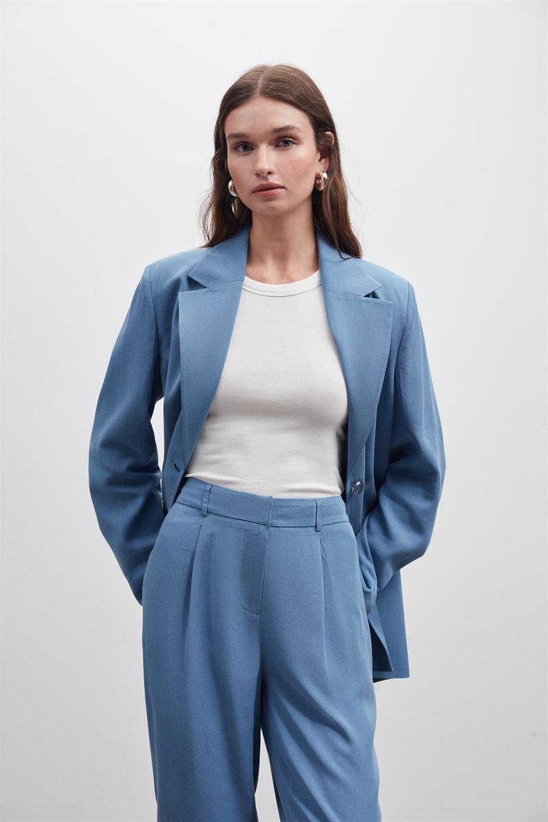 TEK DÜĞMELİ BLAZER CEKET PANTOLON TAKIM