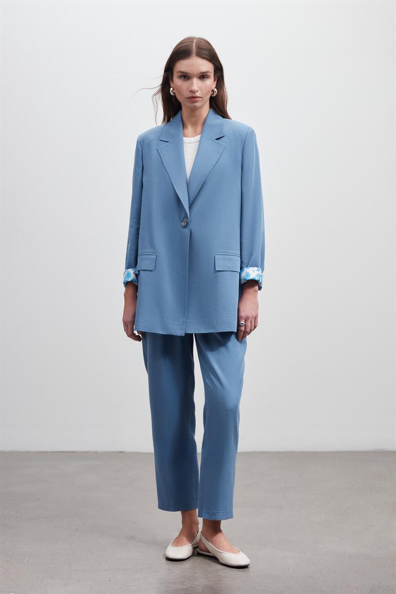 TEK DÜĞMELİ BLAZER CEKET PANTOLON TAKIM