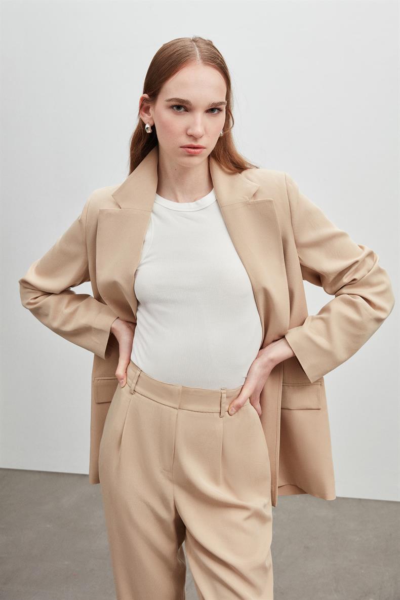 TEK DÜĞMELİ BLAZER CEKET PANTOLON TAKIM