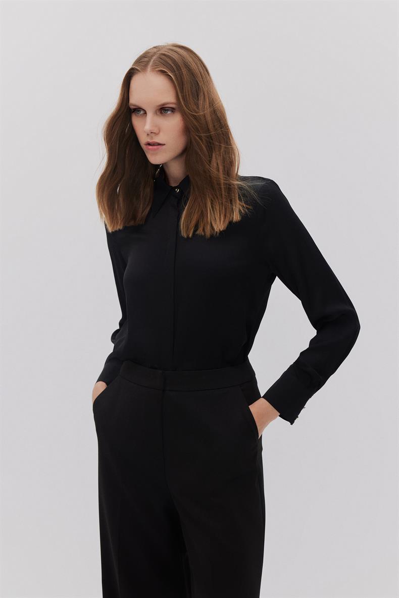 VİSKON SATEN GÖMLEK