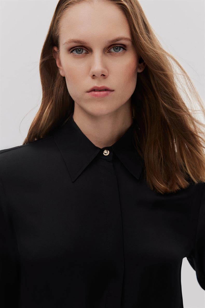 VİSKON SATEN GÖMLEK