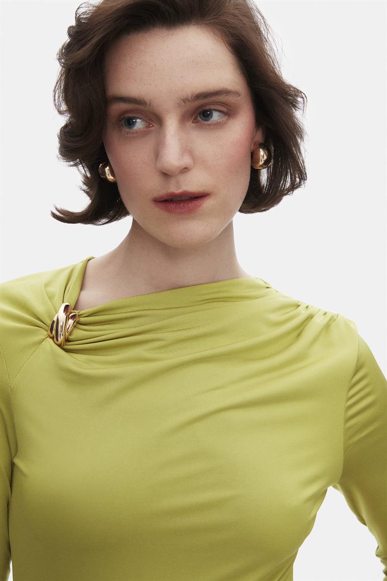 YEŞİL AKSESUAR DETAYLI BODY