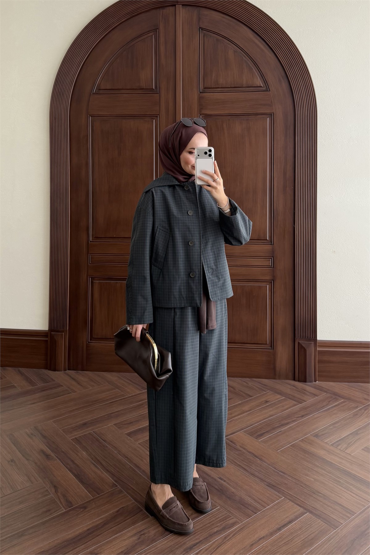 Ekose Bomber Ceket - HAKİ
