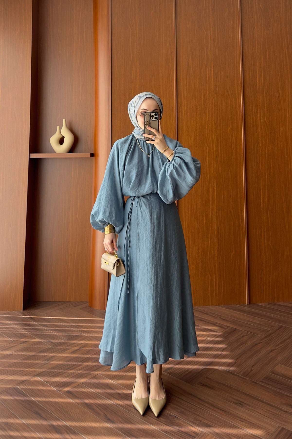 Emila Balon Kol Etek Takım - MAVİ