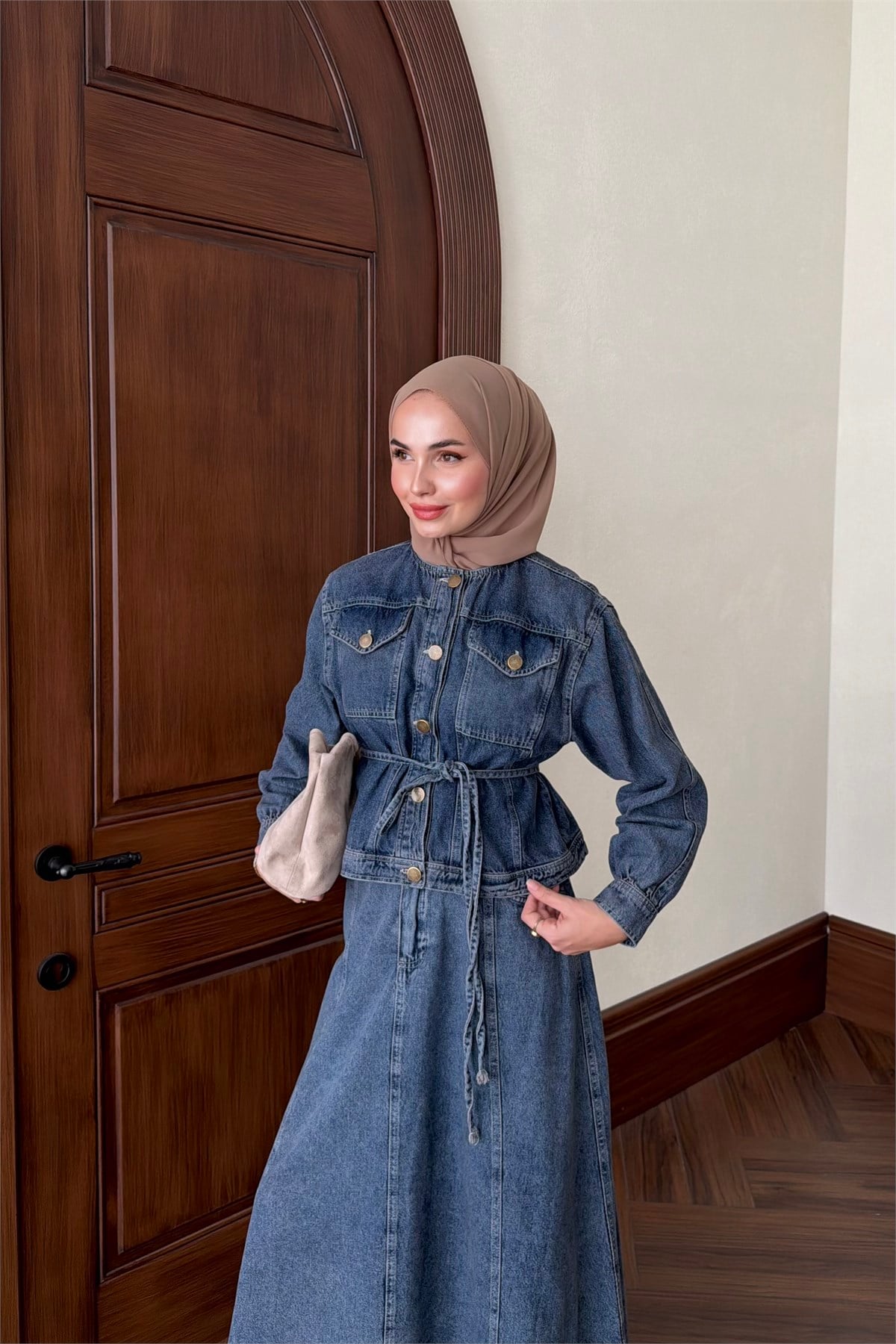 Keiva İkİli Denim Takım - DENİM
