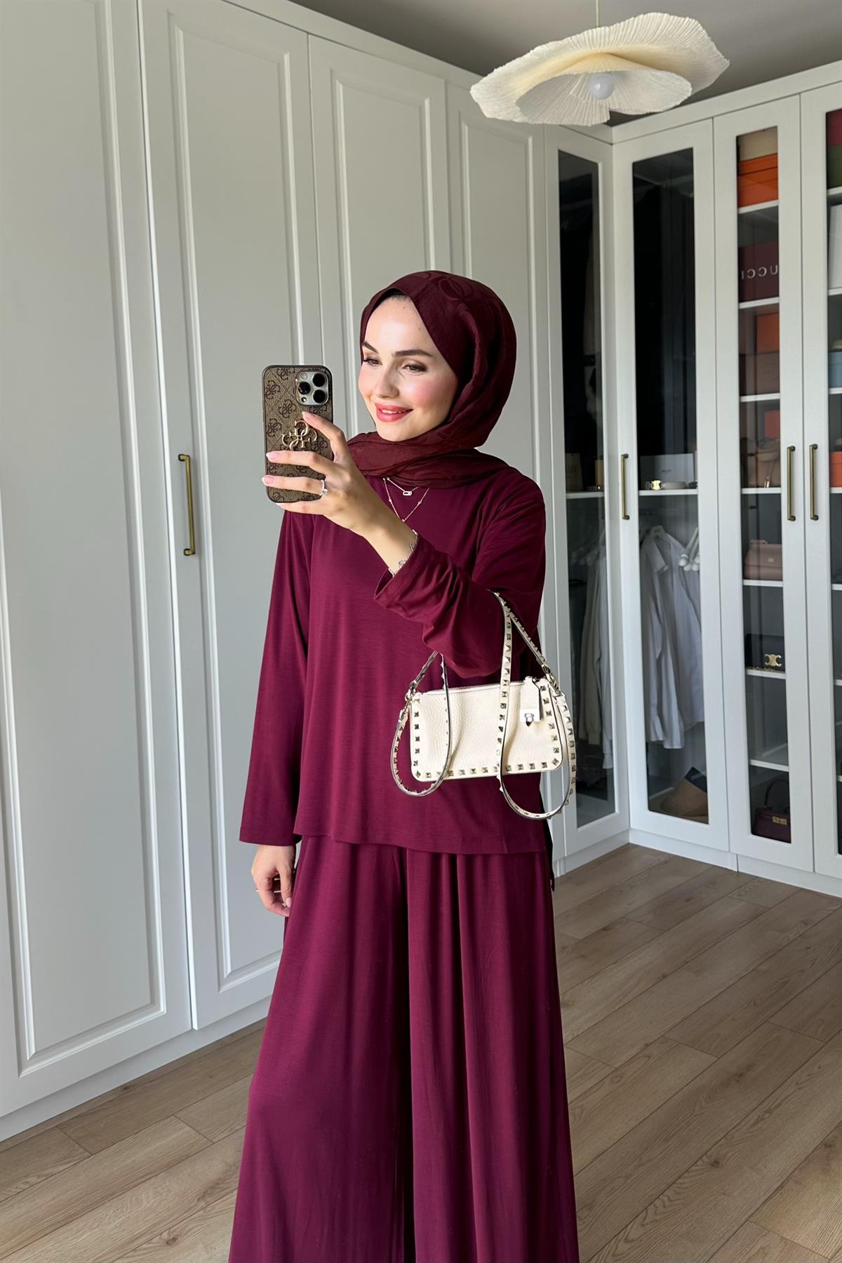 Lendor İkili Oysh Takım - BORDO