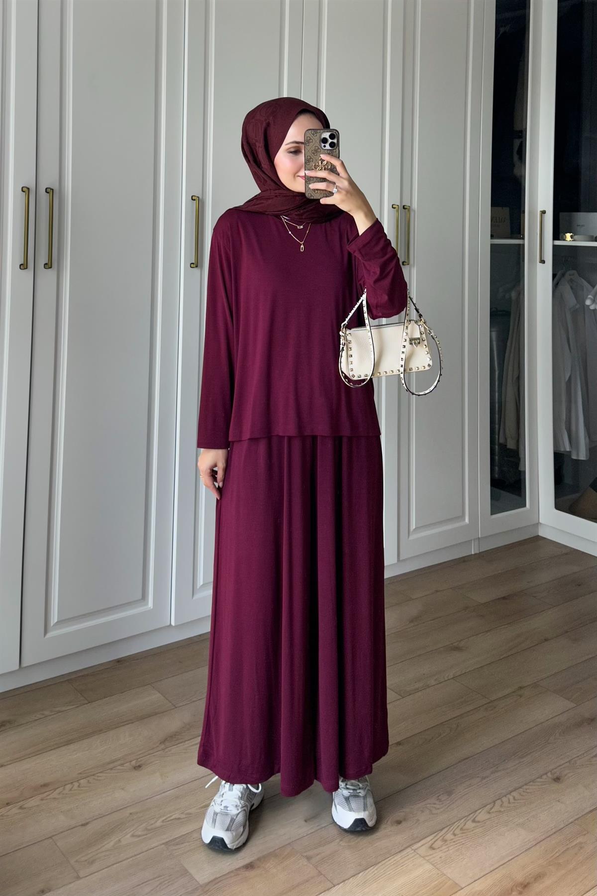 Lendor İkili Oysh Takım - BORDO