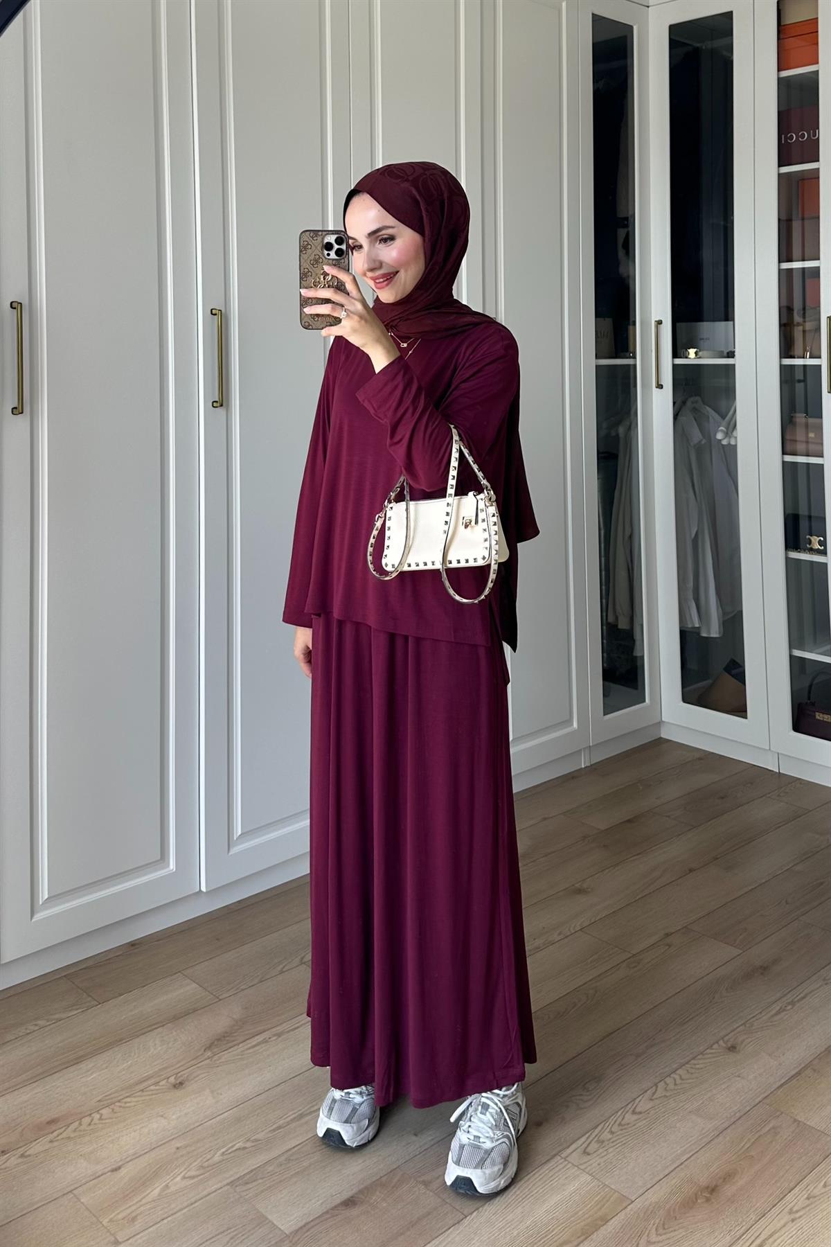 Lendor İkili Oysh Takım - BORDO