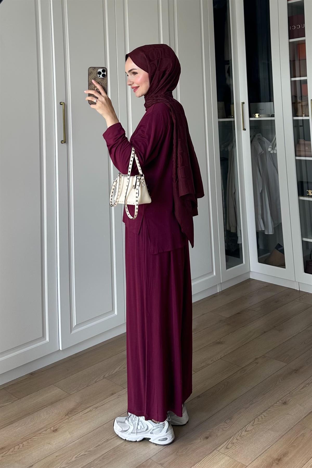 Lendor İkili Oysh Takım - BORDO