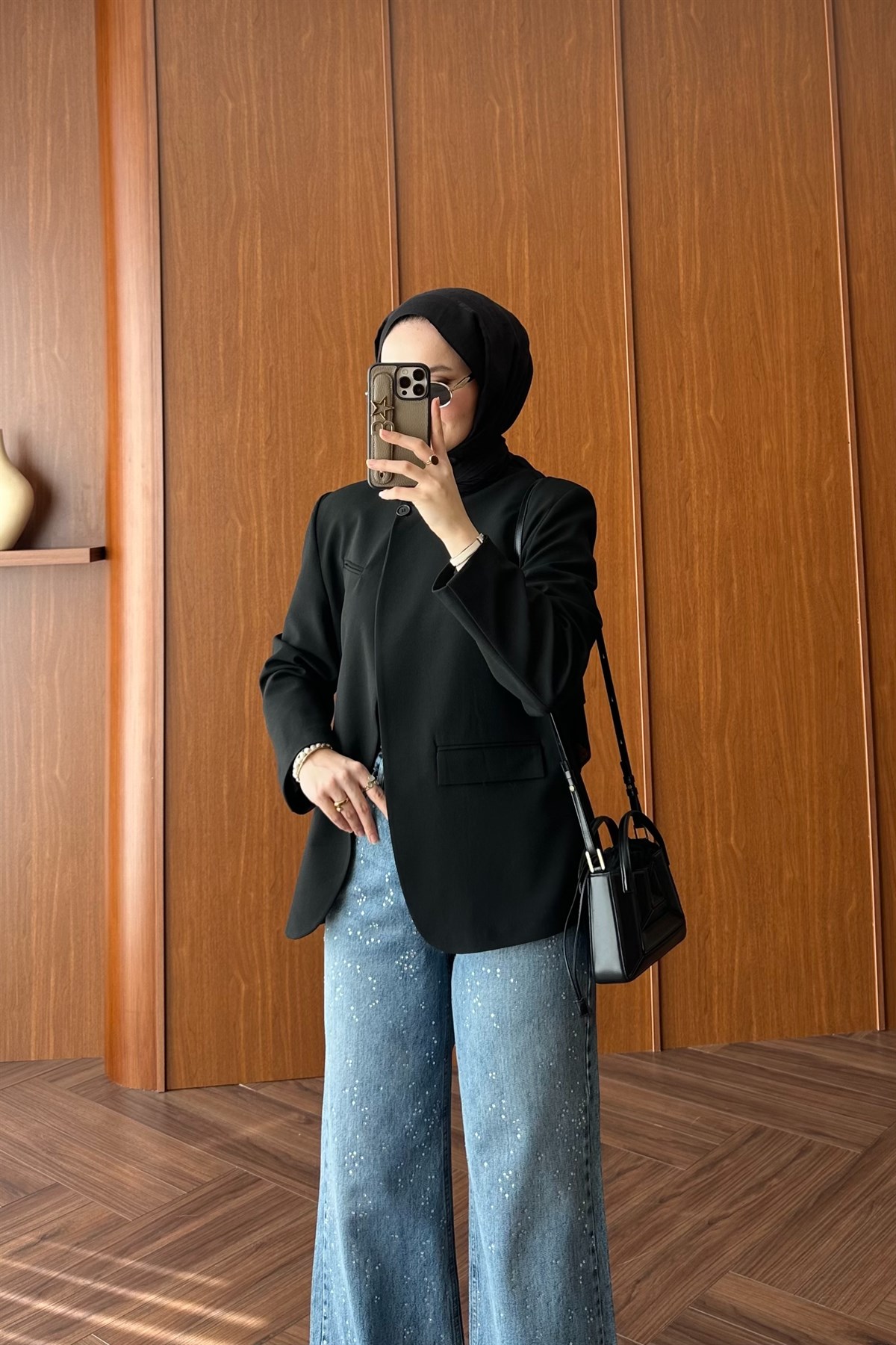 Mika Blazer Ceket - SİYAH