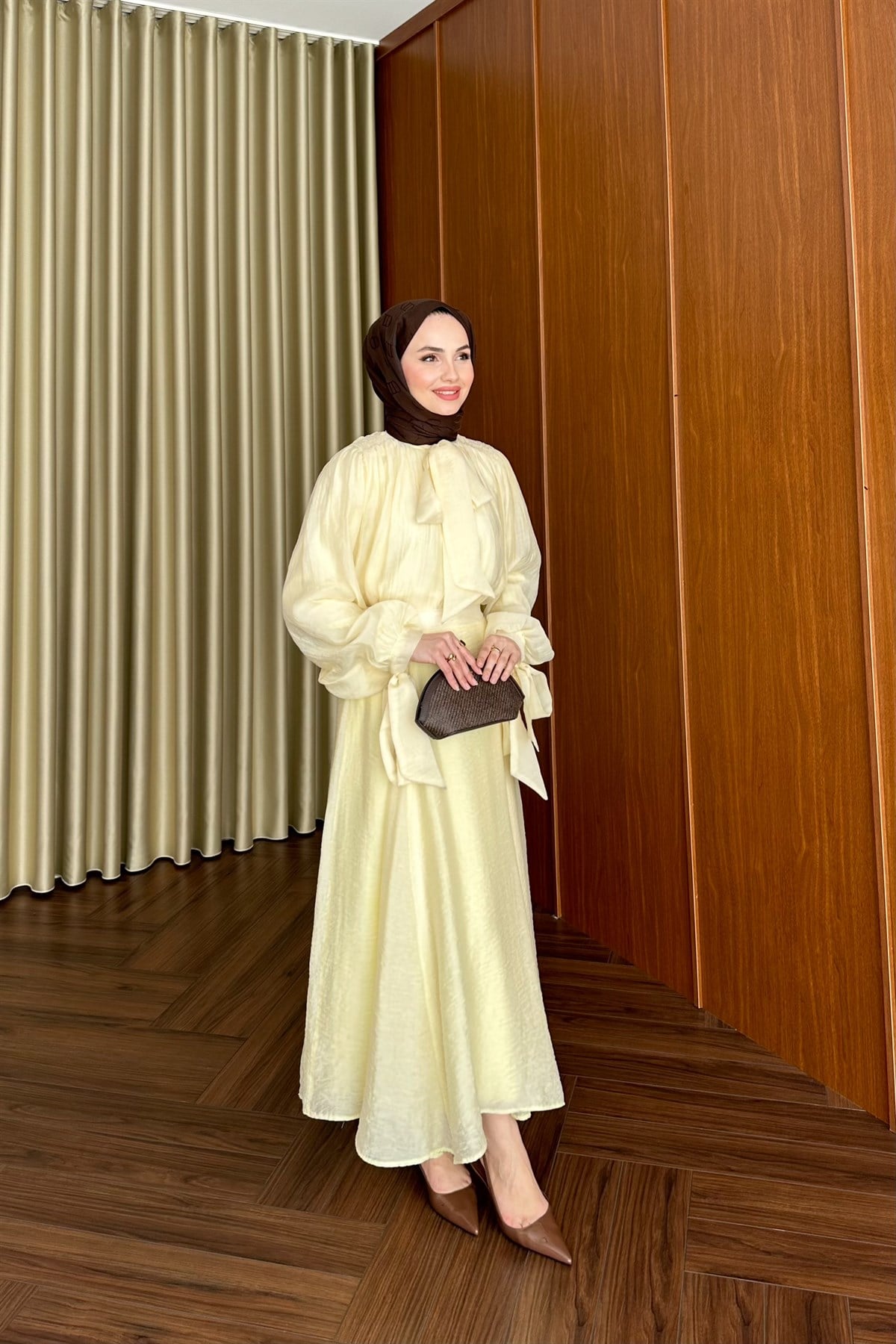 Monasia Gipeli Etek Takım - BUTTER YELLOW