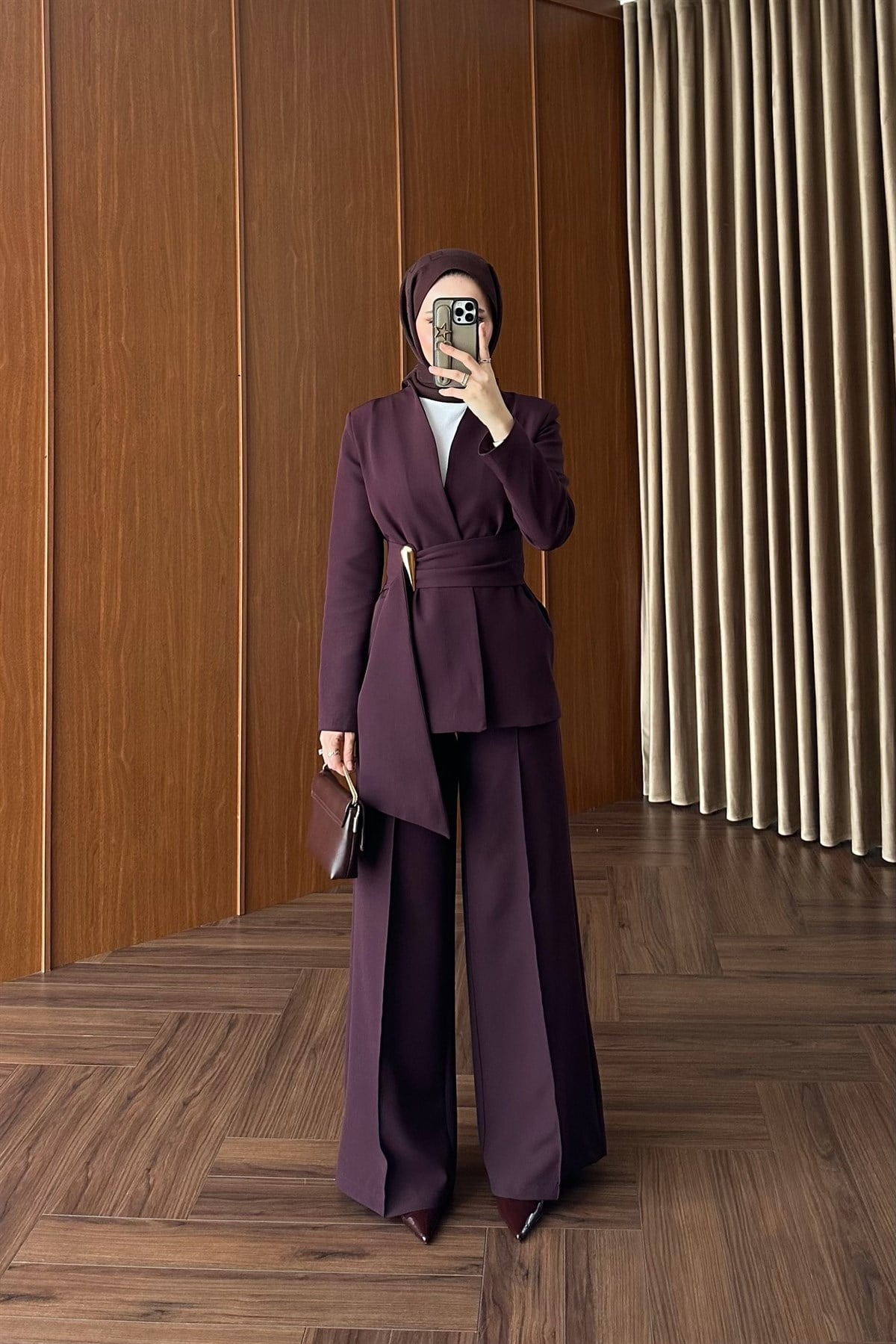 Premium Blazer Pantolon Takım - MÜRDÜM