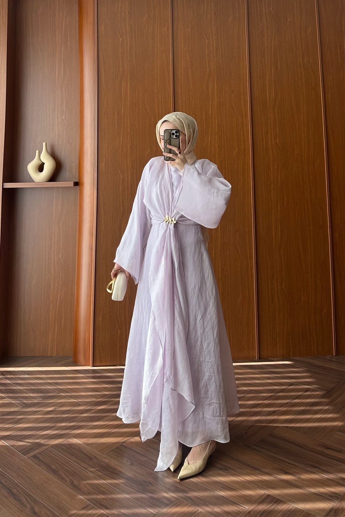 Valeria Tasarım Elbise - LİLA