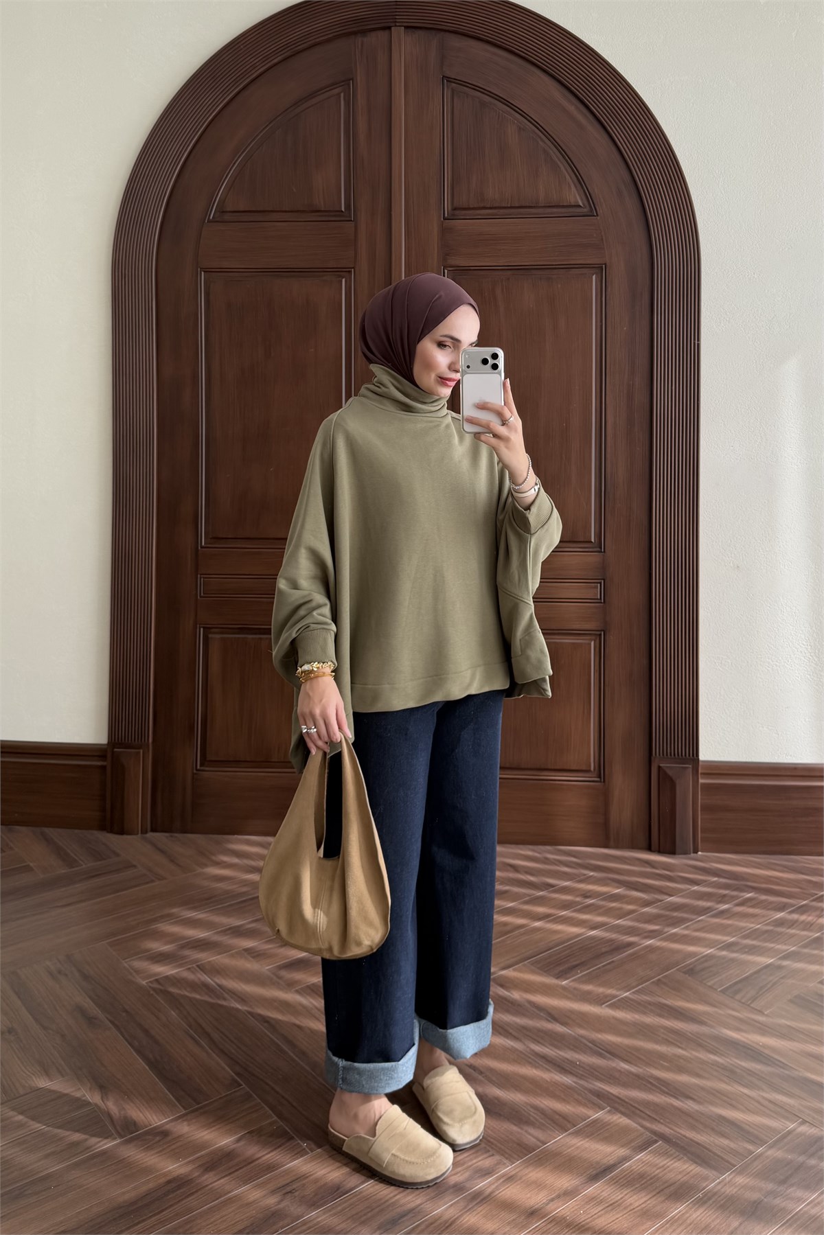 Yarasa Kol Sweat - HAKİ